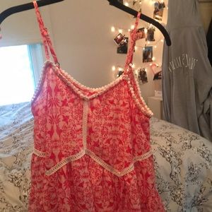 flowy tank w adjustible straps